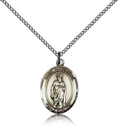 St Nathanael Medal - Sterling Silver - Medium