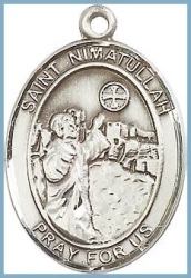 St Nimatullah Medal - Sterling Silver - Medium