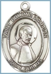 St Edmond Campion Medal - Sterling Silver - Medium