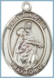 St Isabella Medal - Sterling Silver - Medium