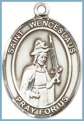 St Wenceslaus Medal - Sterling Silver - Medium