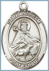St William Medal - Sterling Silver - Medium
