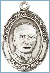 St Hannibal Medal - Sterling Silver - Medium