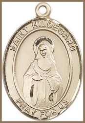 St Hildegard Medal - 14K Gold Filled - Medium