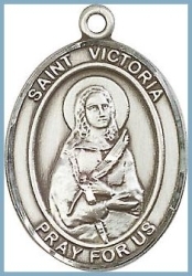 St Victoria Medal - Sterling Silver - Medium