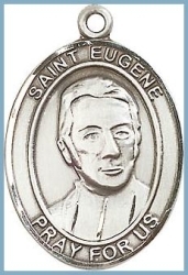 St Eugene Medal - Sterling Silver - Medium