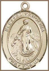 Blessed Karolina Medal - 14K Gold Filled - Medium