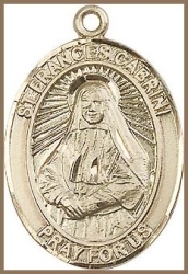 St Frances Cabrini Medal - 14K Gold Filled - Medium