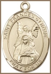 St Frances of Rome Medal - 14K Gold Filled - Medium