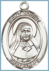 St Louise Medal - Sterling Silver - Medium