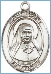 St Louise Medal - Sterling Silver - Medium