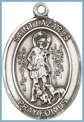 St Lazarus Medal - Sterling Silver - Medium