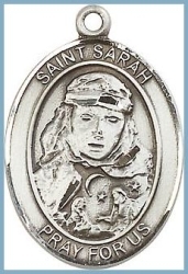 St Sarah Medal - Sterling Silver - Medium