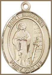 St Susanna Medal - 14K Gold Filled - Medium