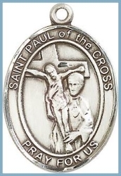 St Paul of the Cross Medal - Sterling Silver - Medium