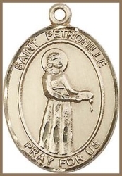 St Petronille Medal - 14K Gold Filled - Medium
