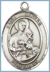 St Gerard Medal - Sterling Silver - Medium