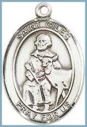 St Giles Medal - Sterling Silver - Medium