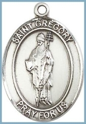 St Gregory Medal - Sterling Silver - Medium