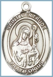 St Gertrude Medal - Sterling Silver - Medium