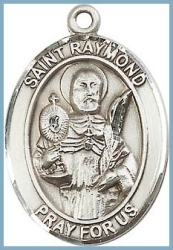 St Raymond Medal - Sterling Silver - Medium