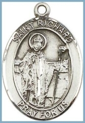 St Richard Medal - Sterling Silver - Medium