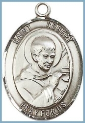St Robert Medal - Sterling Silver - Medium