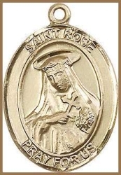 St Rose Medal - 14K Gold Filled - Medium