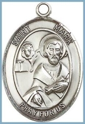 St Mark Medal - Sterling Silver - Medium
