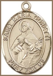 St Maria Goretti Medal - 14K Gold Filled - Medium