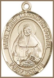 St Marie Magdalen Postel Medal - 14K Gold Filled - Medium