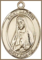 St Martha Medal - 14K Gold Filled - Medium