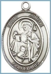 St James Medal - Sterling Silver - Medium