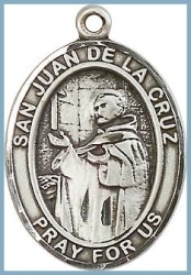 St Juan de la Cruz Medal - Sterling Silver - Medium