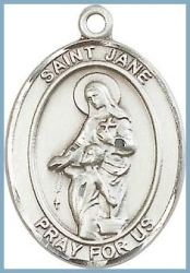 St Jane Medal - Sterling Silver - Medium