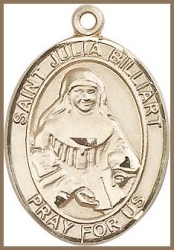 St Julia Billiart Medal - 14K Gold Filled - Medium