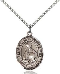 St Edmund of East Anglia Medal - Sterling Silver - Medium