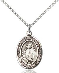 St Maria Bertilla Boscardin Medal - Sterling Silver - Medium