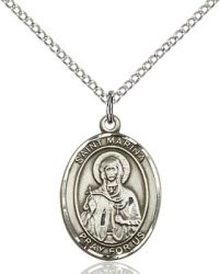 St Marina Medal - Sterling Silver - Medium