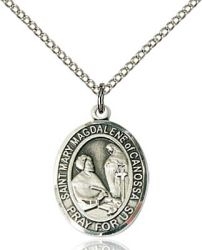 St Mary Magdalene of Canossa Medal - Sterling Silver - Medium