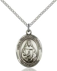 St Theodora Guerin Medal - Sterling Silver - Medium