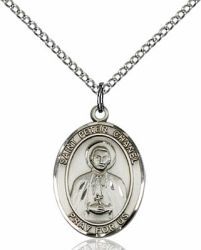 St Peter Chanel Medal - Sterling Silver - Medium