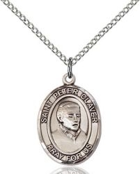 St Peter Claver Medal - Sterling Silver - Medium