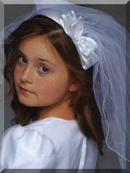 First Communion Headband Veil