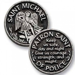 Saint Michael Pocket Token - Patron of Police