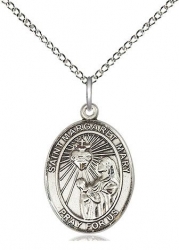 St Margaret Mary Medal - Sterling Silver - Medium