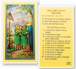 Girl Scout Promise Prayer Card