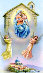 Our Lady of Loreto Holy Card