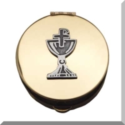 Communion Pyx with Chalice Design - Large