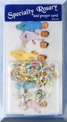 Pastel Glass Rosary - Celebrate Life